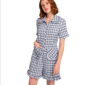 Sister Jane Table Manners Gingham Romper